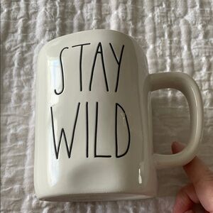 Rae Dunn Stay Wild Ceramic Mug New